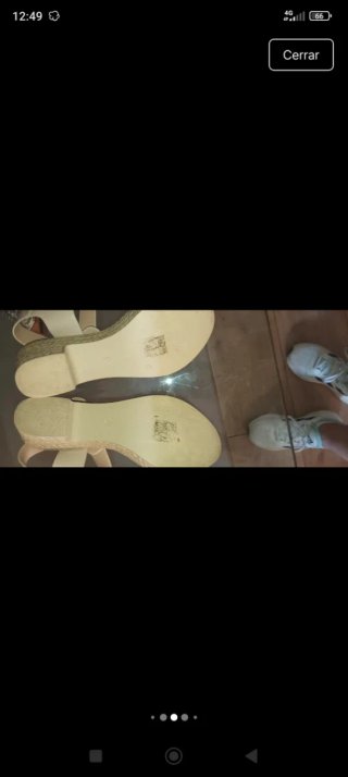 Sandalias Beige y Doradas