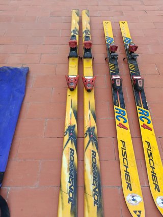 Esquís Rossignol y Fischer RC4