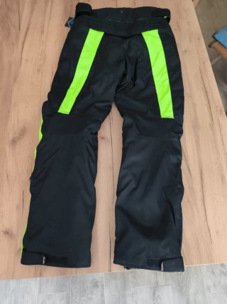 Pantalón moto invierno, ngro/Verde, nuevo, talla S