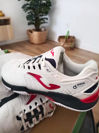 Zapatillas Joma Padel Hombre Blancas Talla 44