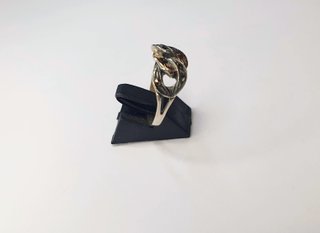 Anillo Vintage talla 11 Plata Ley 925 con oro