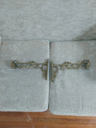 Soportes colgador bronce estilo antiguo