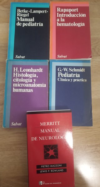 Pack libros médicos Salvat y merrit medicina