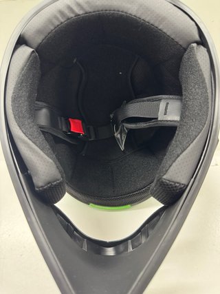 Casco Moto Integral Verde Negro