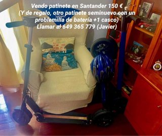 Patinete Santander 150€ + regalo