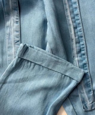 Pantalones Stradivarius Azul Talla M
