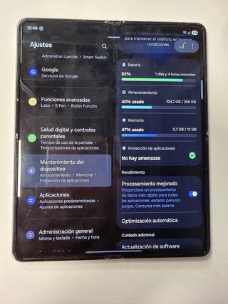 Samsung Galaxy Z Fold 3 5G 256GB Plata