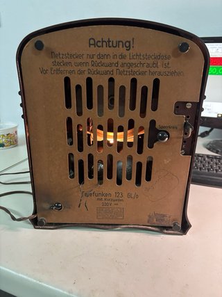 Radio Telefunken Antigua Válvulas