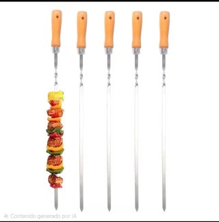 Brochetas Acero Inoxidable para Barbacoa (Set 5)