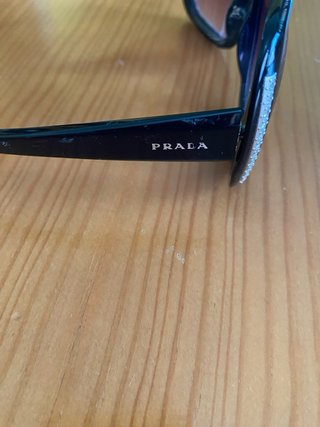 Gafas de Sol Prada Negras y Plateadas