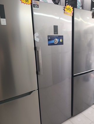 OFERTA! CONGELADOR VERTICAL NO FROST BEKO Inox