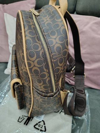 Zaino Coconuda fantasia monogram marrone