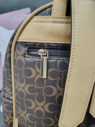 Zaino Coconuda fantasia monogram marrone