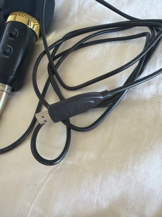 Micrófono USB con Soporte y Filtro