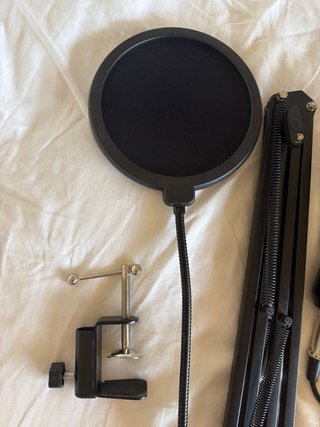 Micrófono USB con Soporte y Filtro