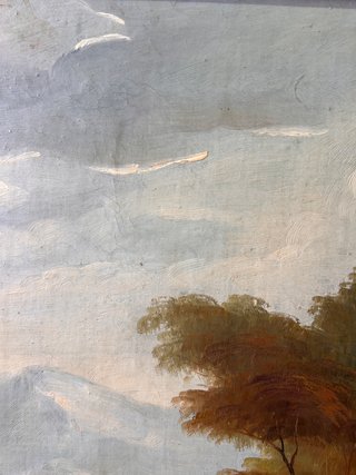 Cuadro Óleo Ciervos 160x94cm