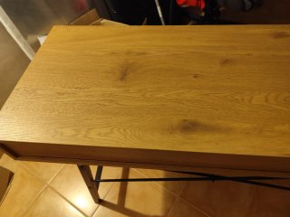 Escritorio Abbetved Sysk Madera y Metal, 3 meses