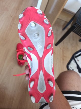 Zapatillas Fútbol Adidas Predator Talla 41.5 Rojas