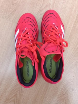 Zapatillas Fútbol Adidas Predator Talla 41.5 Rojas