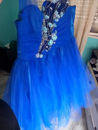 Vestido Quinceañera Azul