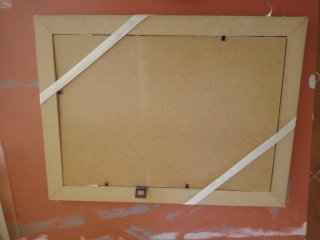 Quadro punto croce cupcake e scritta