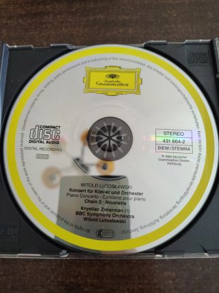 CD Lutoslawski Piano Concerto Deutsche Grammophon