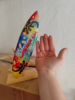 Adorno Tabla de Surf Decorada