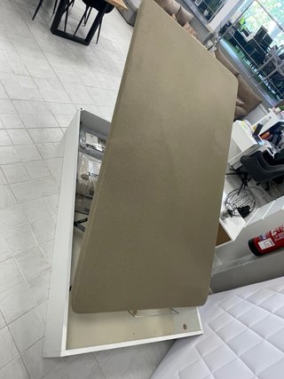 Canapé abatible tela y madera
