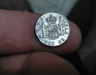 Oferta! Moneda Plata Carlos IV Medio Real 1808 Pts