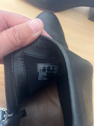 Botines Clarks Negros Talla 40