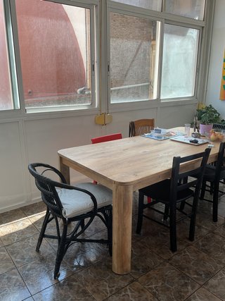 Mesa Comedor Madera Mango Rectangular
