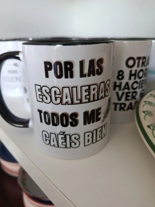 Tazas diseños con alguna tara de impresión