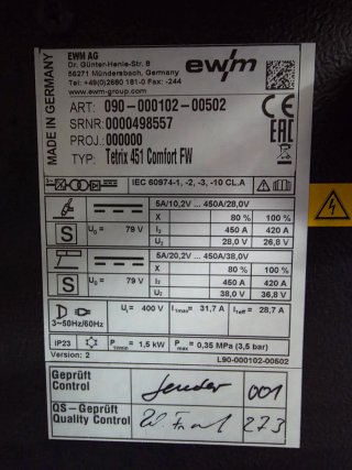 Soldadora EWM T451