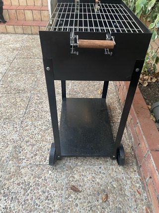 Barbacoa con ruedas