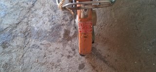 Vespin T Naranja/Beige - Buen Estado