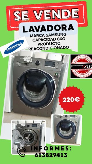 Lavadora Samsung 8kg Reacondicionada
