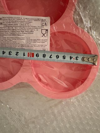 Molde de silicona rosa