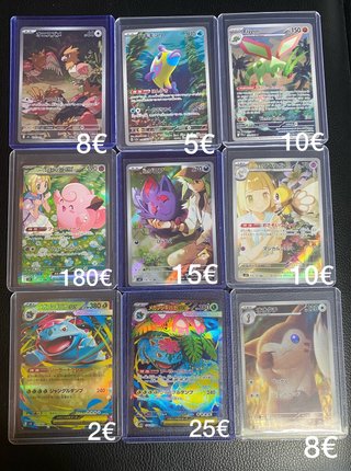 Cartas Pokémon Variadas