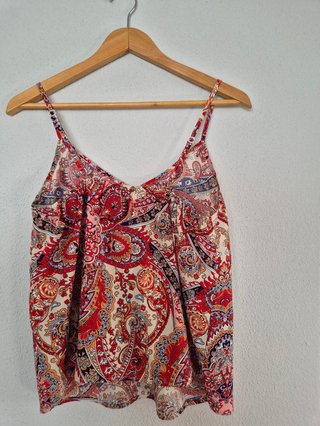 Top Boho SHEIN Paisley Verano Talla S