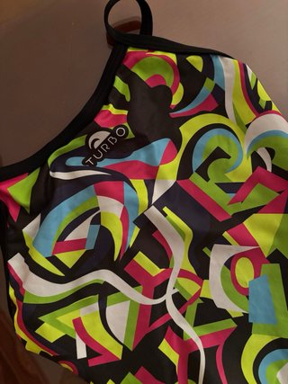 Bañador Turbo Mujer Natación Multicolor