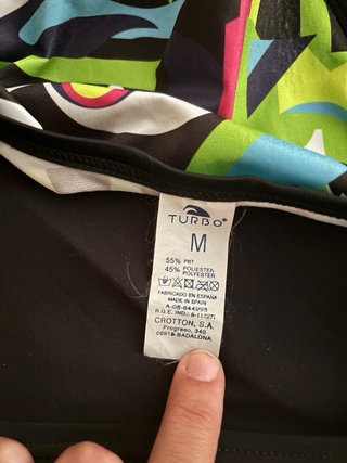Bañador Turbo Mujer Natación Multicolor