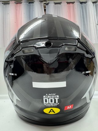 Casco de moto integral negro