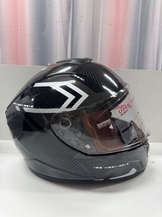 Casco de moto integral negro