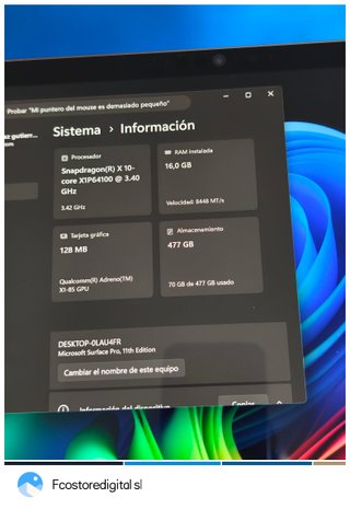Microsoft Surface Pro 11th gen. Snapdragon X Plus