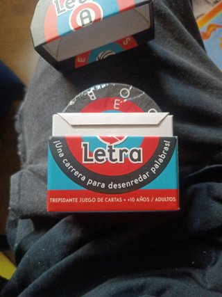Juego de cartas Letra A Letra