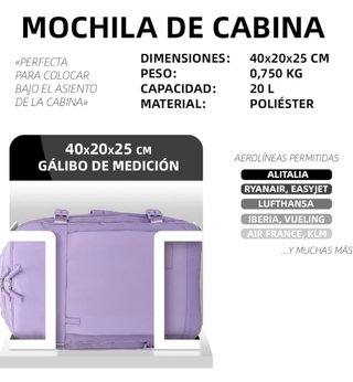 Lote 2 zaini da cabina