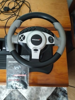 Volante PlayStation con Pedales y Palanca