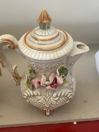 Servizio Tazzine Vintage Stile Capodimonte