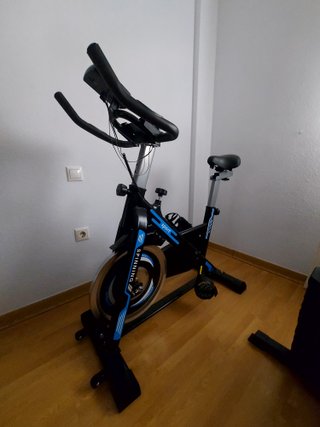 Bicicletta Statica Spinning Sport Nera