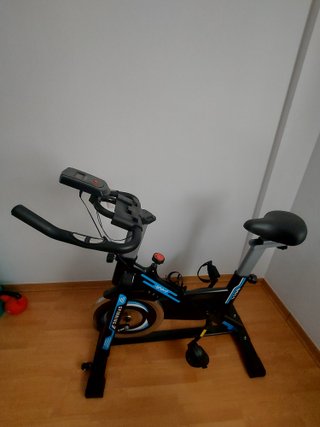 Bicicletta Statica Spinning Sport Nera